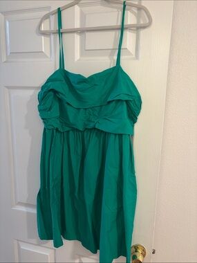 A New Day Target Green Spaghetti Strap Sundress XXL